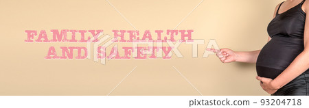Family health and safety. Horizontal web banner Family health and safety. Horizontal web banner 93204718