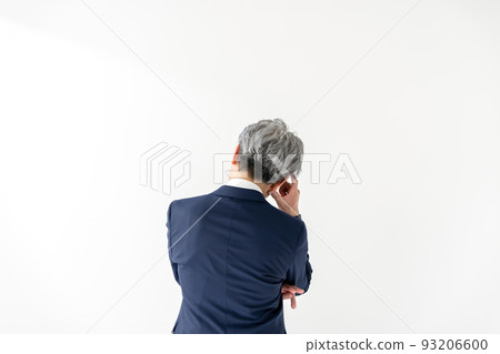 商務男士白背 93206600