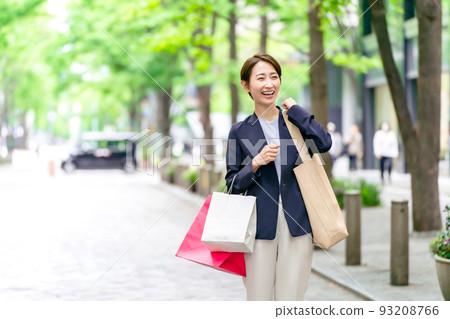 Woman shopping Woman shopping 93208766