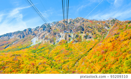 Tateyama Ropeway in Autumn (From Kurobedaira to Daikanbo) Tateyama Ropeway in Autumn (From Kurobedaira to Daikanbo) 93209310