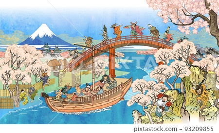 Cherry Blossom Pleasure Boat - Color Cherry Blossom Pleasure Boat - Color 93209855