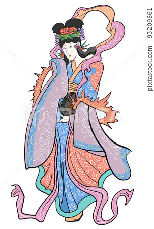 Otohime of Taro Urashima - Stock Illustration [93209861] - PIXTA