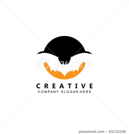 night animal halloween bat logo vector symbol night animal halloween bat logo vector symbol 93210206