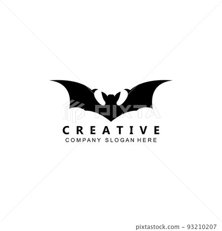 night animal halloween bat logo vector symbol night animal halloween bat logo vector symbol 93210207