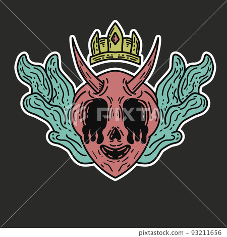 hand drawn demon king crying hand drawn demon king crying 93211656