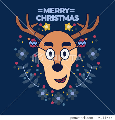 merry christmas reindeer merry christmas reindeer 93211657