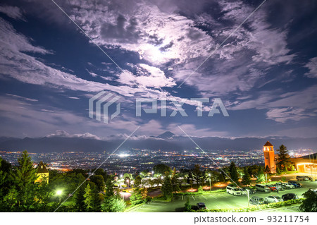 【山梨縣】笛吹川水果公園夜景，新日本三大夜景 93211754