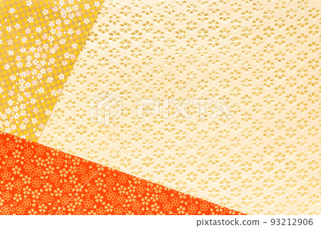 Watermark Japanese paper gold and red Japanese style background Watermark Japanese paper gold and red Japanese style background 93212906