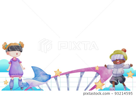Metaverse character frame watercolor png Metaverse character frame watercolor png 93214595