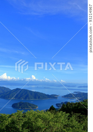 從野呂山眺望四國飛島 93214967