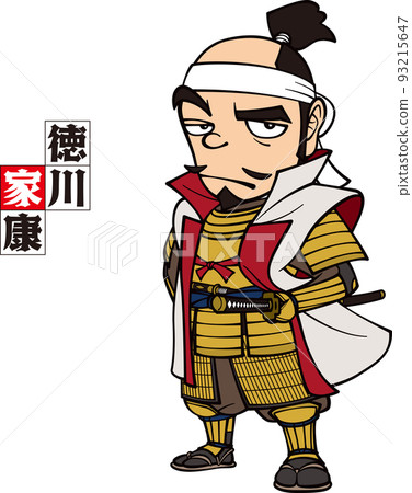 Ieyasu Tokugawa with a sloppy feeling [3 heads and bodies] 93215647