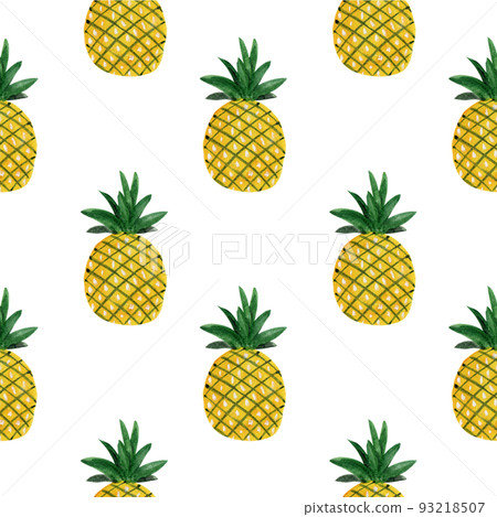 Tropical wildlife pattern seamless watercolor Tropical wildlife pattern seamless watercolor 93218507