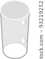 空杯子插圖素材 93219252