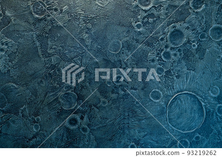 Blue background of the lunar surface. Imitation of lunar craters, texture Blue background of the lunar surface. Imitation of lunar craters, texture 93219262