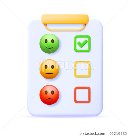3D Paper Clipboard Holder with Smiley Emoticons 3D Paper Clipboard Holder with Smiley Emoticons 93219383