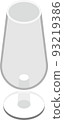 空酒杯插圖素材 93219386