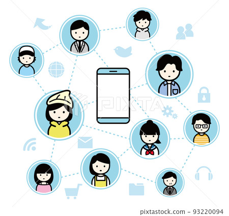 Smartphone network share 93220094