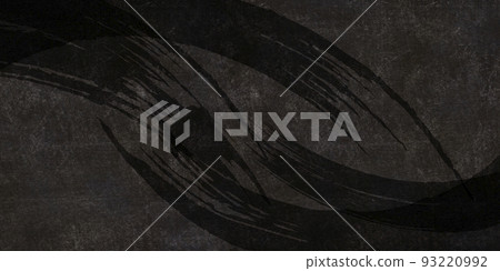 Japanese-style background, dynamism of the brush 93220992