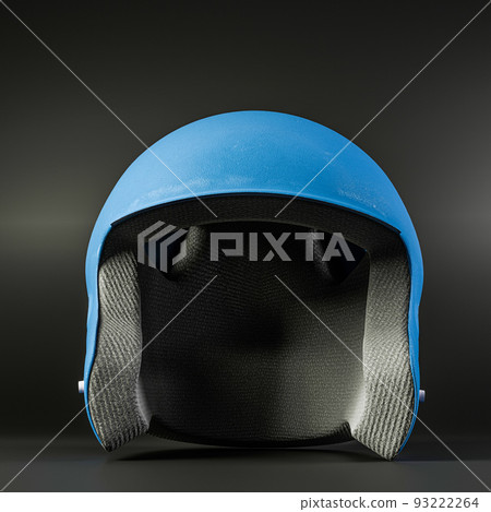 baseball helmet isolated on black background 93222264