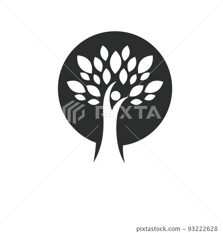 people tree icon vector illustration concept design template 93222628