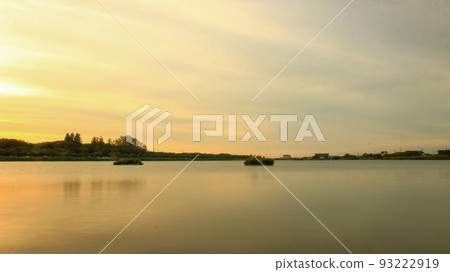 Evening of Isanuma where the sky color changes every moment Evening of Isanuma where the sky color changes every moment 93222919