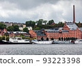 Ships on the pier. Stockholm. Sweden. 93223398