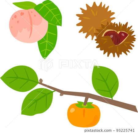 Peaches, chestnuts, persimmons 93225741
