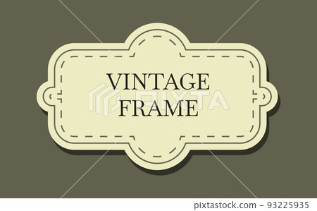 Vintage labels. Retro decorative sticker set. Vector elegant tag collection Vintage labels. Retro decorative sticker set. Vector elegant tag collection 93225935