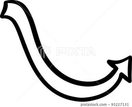 Sketch arrow simple vector illustration Sketch arrow simple vector illustration 93227131
