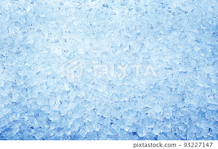 Ice illustration real background full surface fishmonger 93227147