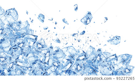 ice illustration real background crack 93227265