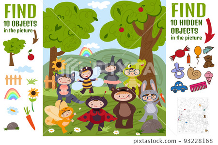 Find 10 hidden objects game Find 10 hidden objects game 93228168