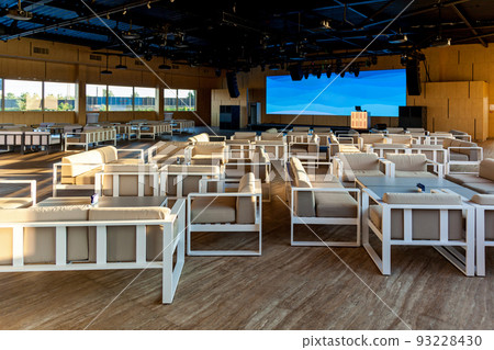 Conference hall with event equipment Conference hall with event equipment 93228430