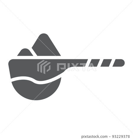 Washing powder spoon glyph icon, laundry and...-插圖素材 [93229378] - PIXTA圖庫