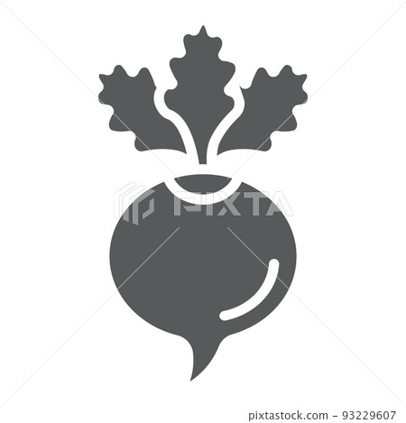 Beetroot glyph icon, beet and vegetable, vitamin sign, vector graphics, a solid pattern on a white backgrond, eps 10. Beetroot glyph icon, beet and vegetable, vitamin sign, vector graphics, a solid pattern on a white backgrond, eps 10. 93229607
