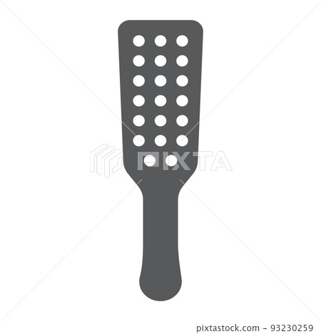 Sex spanking paddle glyph icon, sex toy and adult, bdsm sign, vector graphics, a solid pattern on a white background, eps 10 Sex spanking paddle glyph icon, sex toy and adult, bdsm sign, vector graphics, a solid pattern on a white background, eps 10 93230259