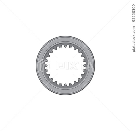 Bearings or gasket with tooth, machine element isolated realistic icon. Vector motorcycle or vehicle spare part, engineering and machinery gear. Grease roller, rolling mechanism steel industrial wheel Bearings or gasket with tooth, machine element isolated realistic icon. Vector motorcycle or vehicle spare part, engineering and machinery gear. Grease roller, rolling mechanism steel industrial wheel 93230500
