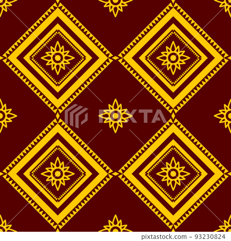 Fabric pattern. vector seamless pattern 93230824