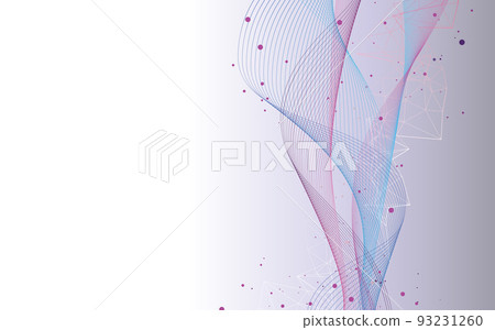 abstract streamline background - Stock Illustration [93231260] - PIXTA