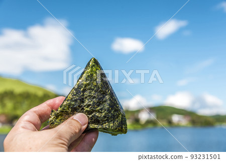 Onigiri in nature Onigiri in nature 93231501