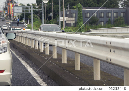 Median strip guardrail road 93232448