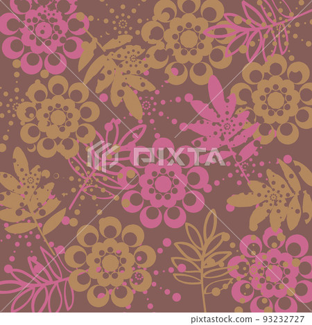 Dull color floral background 93232727