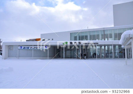 Scenery of the Soya Main Line from Asahikawa Station to Wakkanai Station in December 2021, Hokkaido Scenery of the Soya Main Line from Asahikawa Station to Wakkanai Station in December 2021, Hokkaido 93232966