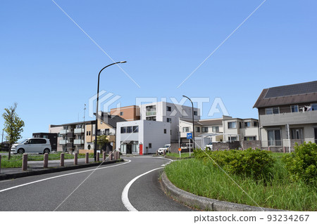 Cityscape on the west side of Chiharadai Station, Ichihara City, Chiba Prefecture 93234267