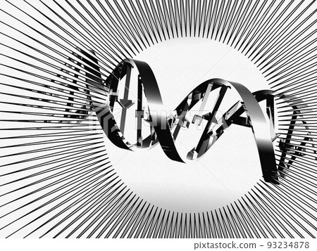 DNA chain - Stock Illustration [93234878] - PIXTA