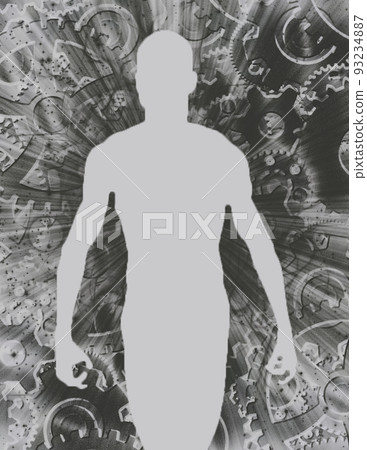 Machine Man - Stock Illustration [93234887] - PIXTA