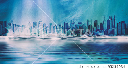 New York skyline 93234984