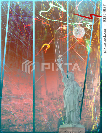 Liberty statue 93234987