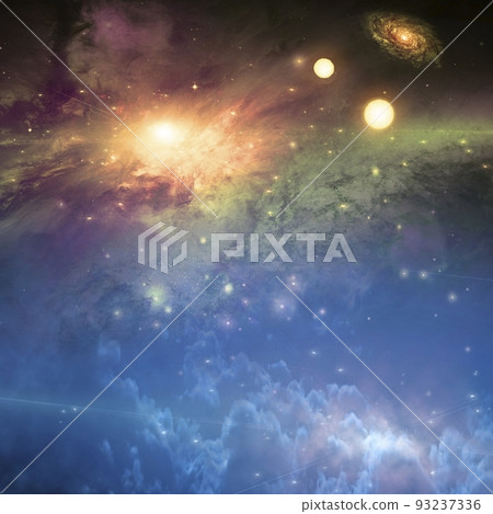 Deep space scene 93237336