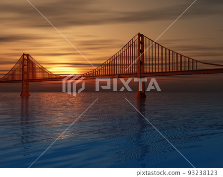 Bridge Illustration Bridge Illustration 93238123